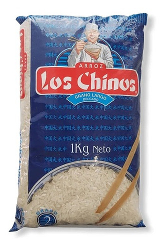 Arroz Largo Los Chinos G2 1kg(3 Unidad )-super