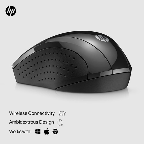 Mouse Sem Fio Hp X3000 G3 Preto 1600 Dpi Com Bateria De 15 M