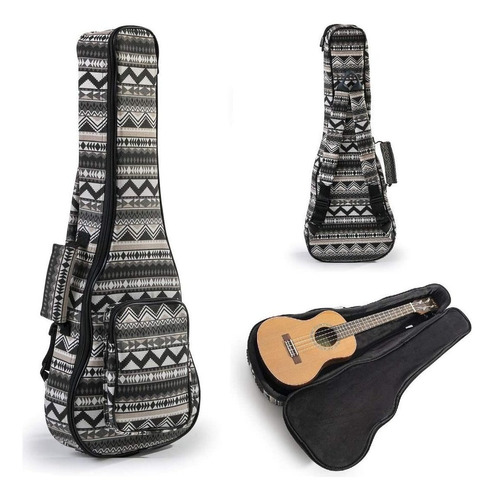 Heavy Duty Concert Ukulele Gig Bag Hasta 24 Pulgadas Co...