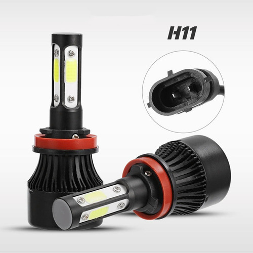 Kit De Focos Led De 4 Lados 12000lm 9005 H11 Para Chevy