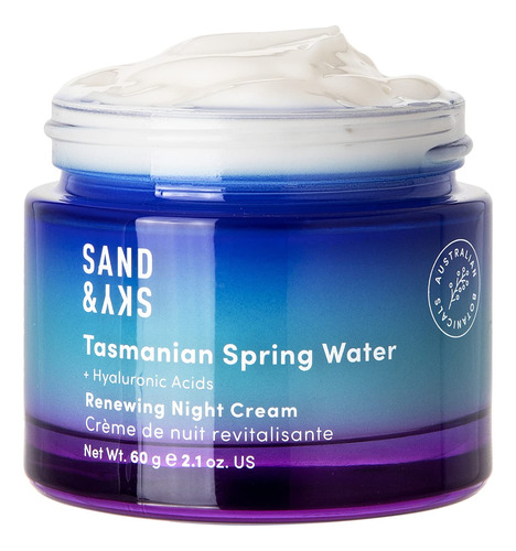 Sand & Sky Crema De Noche Renovadora De Agua De Manantial Ta