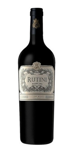 Imagen 2 de 9 de Vino Rutini Malbec 750ml. Caja 6 Botellas