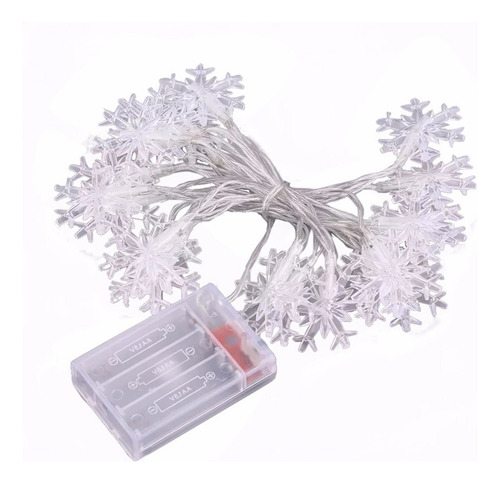 Cadena De Luces Led K Led Con Forma De Copos De Nieve Para N