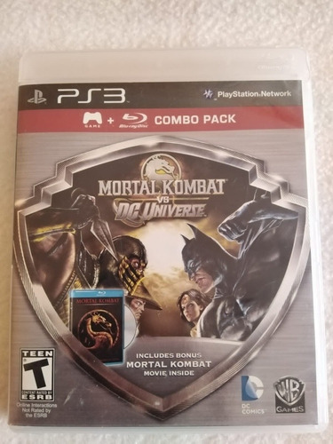 Mortal Kombat Vs Dc Universe Ps3 Original 