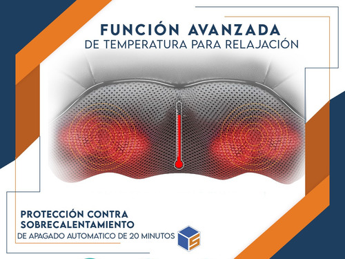 Masajeador Corporal Spa Shiatsu Pies Cervical Espalda