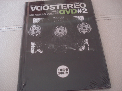 Dvd Libro Soda Stereo Gira Me Veras Volver Dvd 2