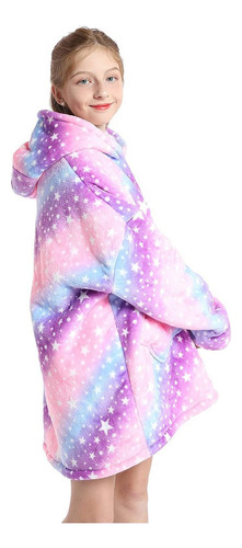 . Sudadera Cobija Hoodie Con Capuch Afelpada Calientita Niño