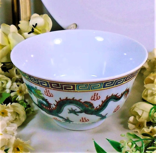 Pocillo Bowl De Porcelana Mun Show Jingdezhen China 12 Cm