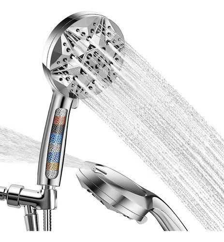 Popioibr De Alta Presión 10-mode Handheld Shower Head- Extra