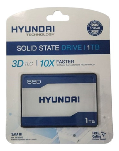 Disco Duro Solido Ssd Hyundai 2.5  1tb Sata 3 C2s3t/1tb