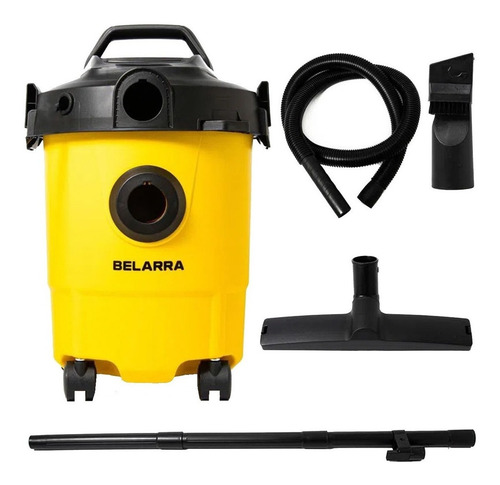 Imagen 4 de 4 de Aspiradora De tacho Belarra AH900 12L amarilla y negra 220V 50Hz