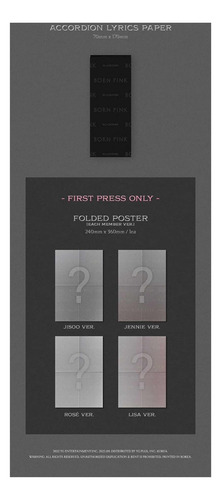 Born Pink 2nd Album Digipack Lisa Ver Blackpink K-pop 2022