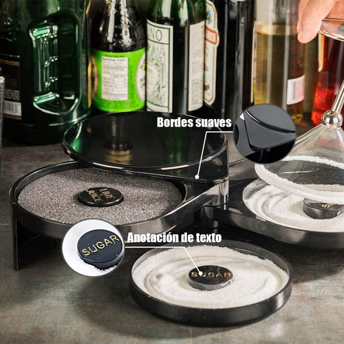 Escarchador De Vasos Con 3 Bandejas Giratorias