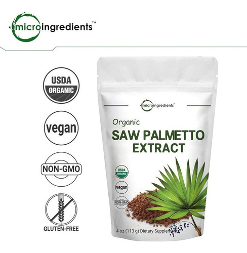 Polvo De Saw Palmetto De Sierra Orgánica ,