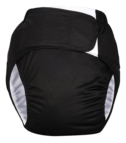 Pañal De Tela Impermeable Para Adultos, Pantalones Negro