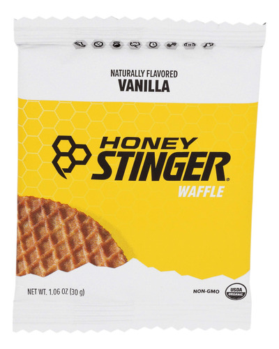 Honey Stinger Gofle De Vainilla Organica, 1.06 Onzas, El Emb