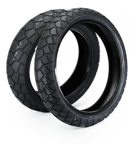 Juego Cubierta Moto Kingtyre K66 110/80 19 + 150/70 17 Bamp 