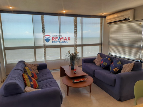 En Venta Acogedor Apartamento Tipo Pent House Amoblado Con Espectacular Vista Al Mar De 180° En Edificio Caribe Sol Suite