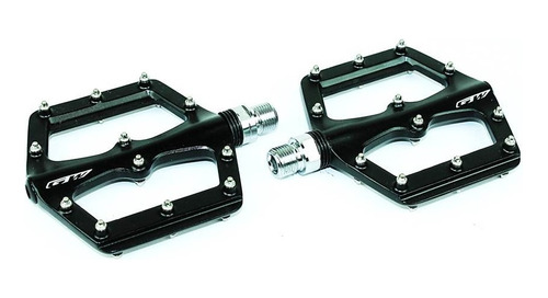 Pedal Mtb / Bmx Zp-d262 Aluminio Negro 9/16 Gw