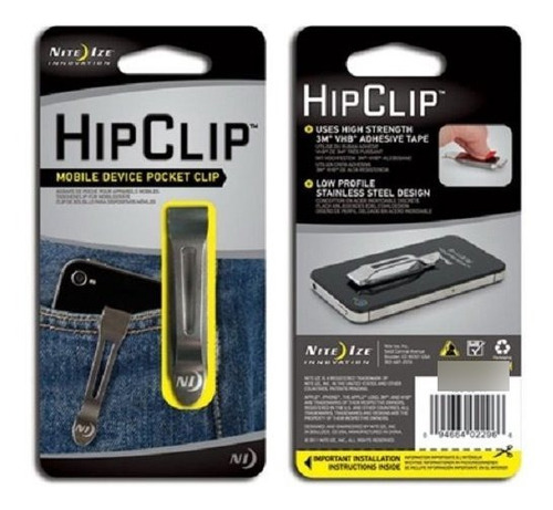 Nite Ize Hipclip Acero Inoxidable Ligero Calcomania Clip