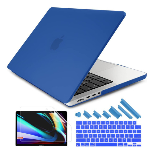 Funda Dongke Para Macbook Pro 14 M1 Pro/max +c/tec Bluedm