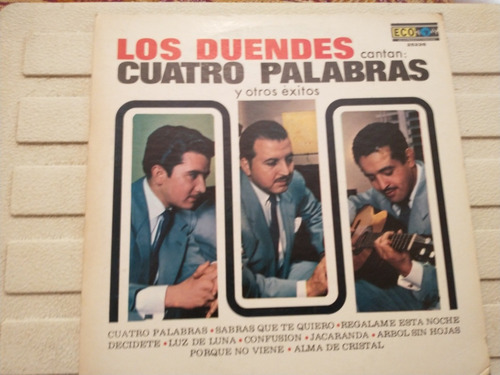 Los Duendes  Cantan Cuatro Palabras Y Otros Exitos  Lp Vinil