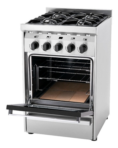 Imagen 4 de 10 de Cocina Industrial Sol Real 516-mgvp Multigas Con Parrilla