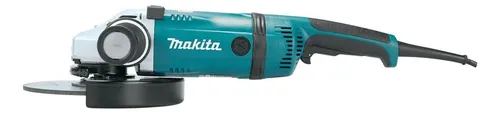 Amoladora angular Makita GA9040S de 50 Hz/60 Hz color turquesa 2.6 kW 220 V + accesorio