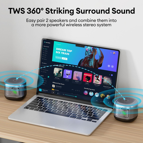 Xinglinshoe Altavoz Bluetooth Portátil 3w Versátil Compacto