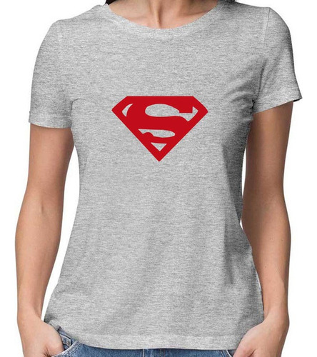 Remera Mujer Superman 100% Algodón Calidad Premium 2
