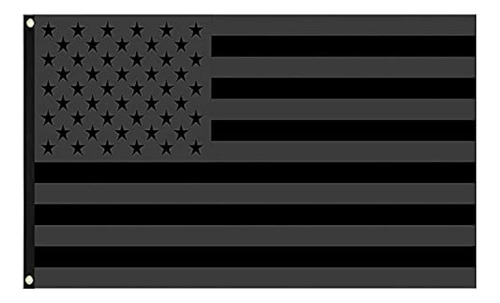 Phicia All Black American Flags 3x5 Ft Outdoor Heavy Duty Bl