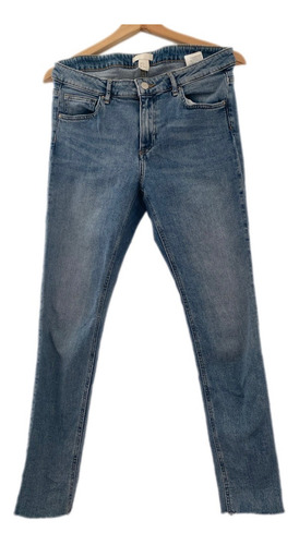 Pantalón Jean Azul Clásico Mujer, H&m