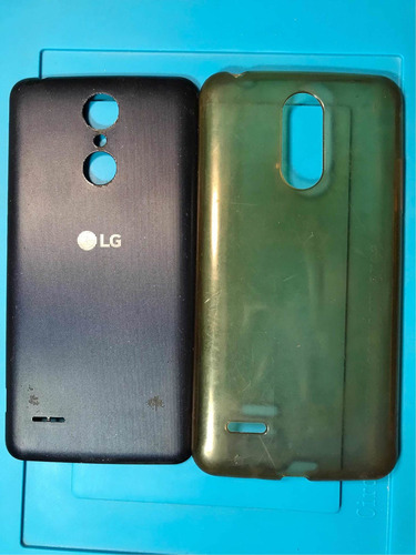 Tapa Trasera + Funda Silicona Lg K8 2017 X240 (Usado)