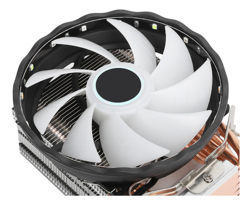 Enfriador De Aire Para Cpu, 3 Pines, Rgb, 6 Tubos De Calor,