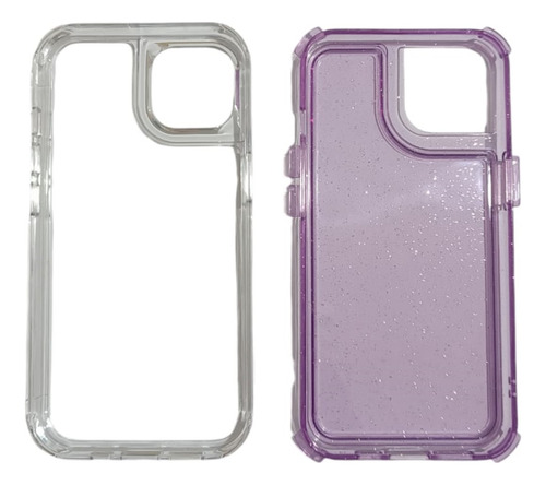Capa Case Capinha Glitter Para iPhone 15 Com Proteção 180°