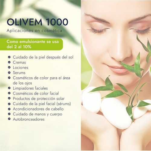 Imagen 5 de 10 de Olivem 1000, 500 G Autoemulsificante Cosmético Cosmos