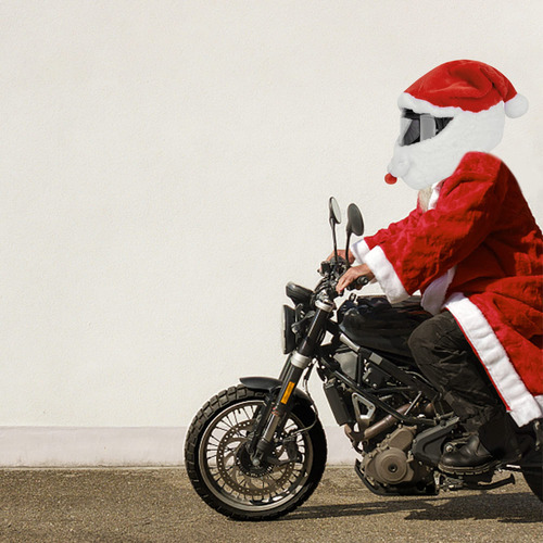 Funda De Casco De Motocicleta Papa Noel Navidad Color Diseño Tamaño Del Casco