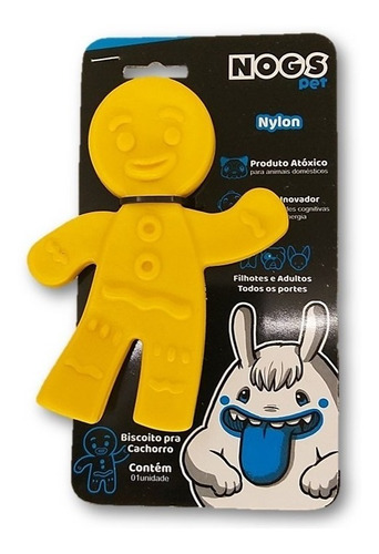 Brinquedo Diferente Nylon Cachorro Mordedor Biscoito Nogs 