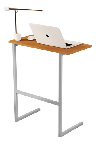 Mesa Para Notebook Thor Multifuncional Nature Base Cinza