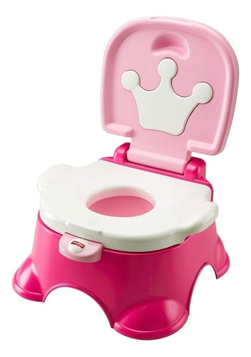 Bacinica - Banquito De Princesa Musical 3 En 1 Fisher Price Color Rosa Chicle