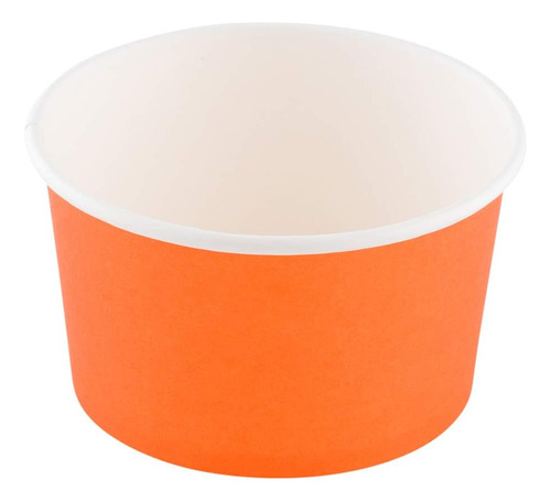 Vasos Para Helado Desechables Restaurantware 237 Ml Naranja