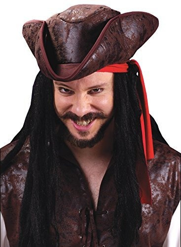 Sombreros - Fun World Men's Morris Costumes Hat Pirate Trico