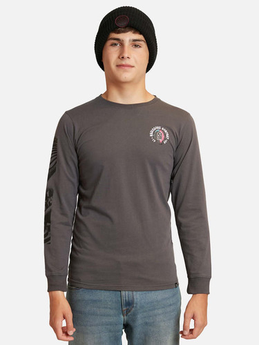 Polera Psychedelic Maui Gris Infantil Maui And Sons