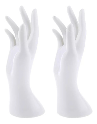 2 Piezas De Mano Derecha De Maniquí Para Guantes De Joyería