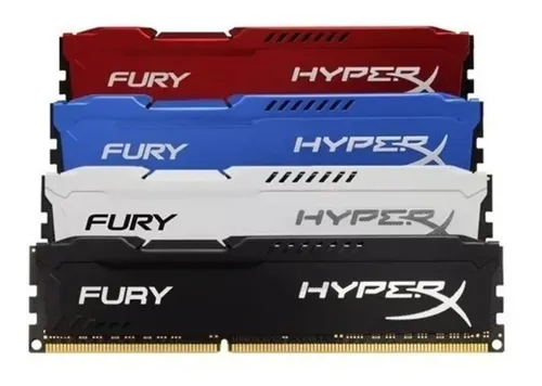 Memoria Gamer Ddr3 8gb 1333mhz Kingston Hyperx Fury Kit C 04