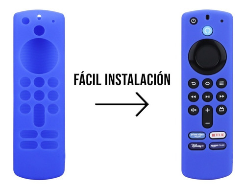 Imagen 6 de 10 de Funda Control Amazon Fire Tv Stick 4k Alexa Case Silicon