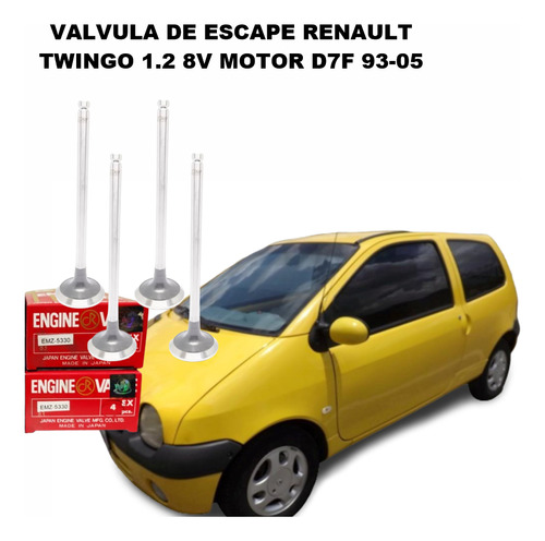Valvula De Escape Renault Twingo 1.2 8v Motor D7f 93-05