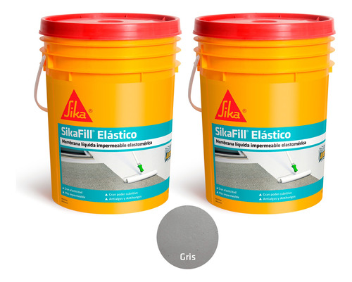 Membrana Líquida Sika Sikafill Elástico - 20+20kg Gris