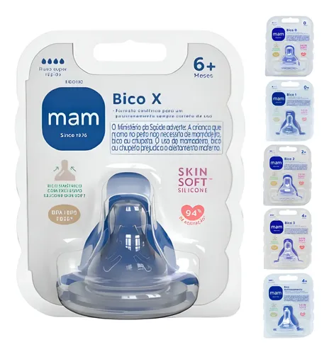 Bico De Mamadeira Mam Todos Tamanhos - Embalagem Unitária