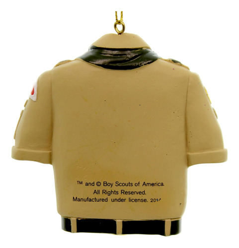 Kurt Adler Boy Scout Scout Tan Camisa De Navidad Adorno